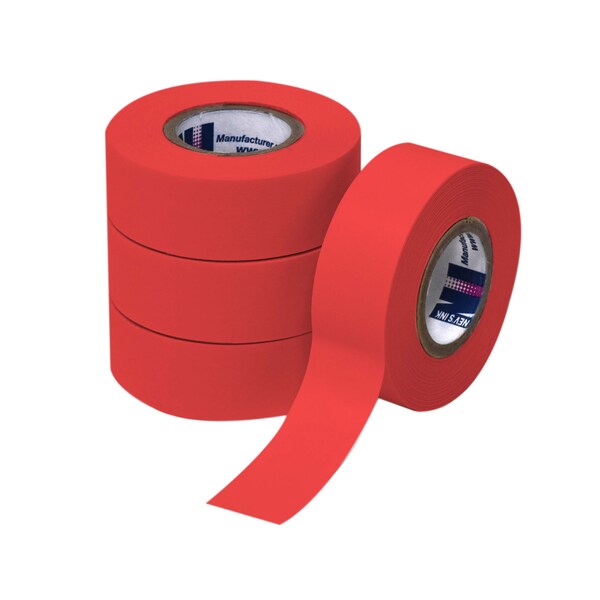 3/4" wide x 500" Red Labeling Tape